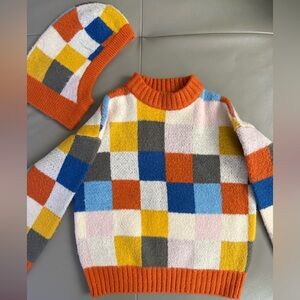 Fish and Kids- Color Block Knit Sweater